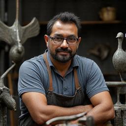 Metal sculptor artisan profile