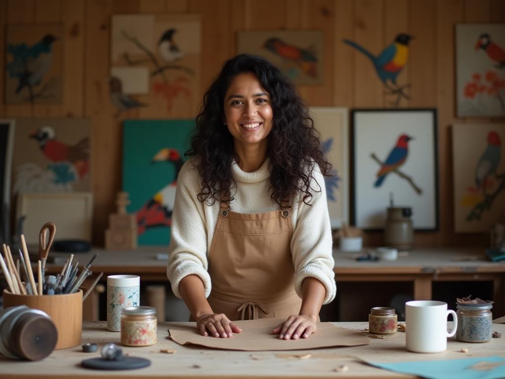 Chirp Interiors founder in workshop